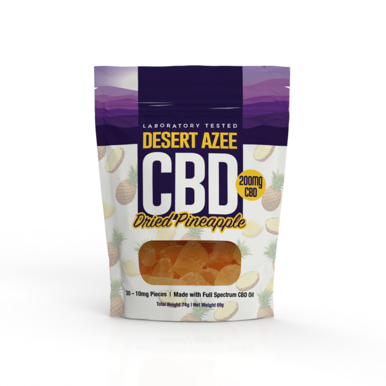 Desert AZEE CBD Dried Pineapple, 200mg Switch2CBD